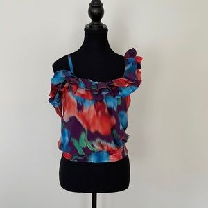 Bebe multi colored top